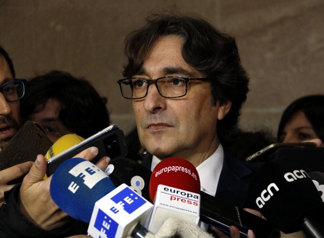 El secretari segon de la Mesa del Parlament, David Pérez